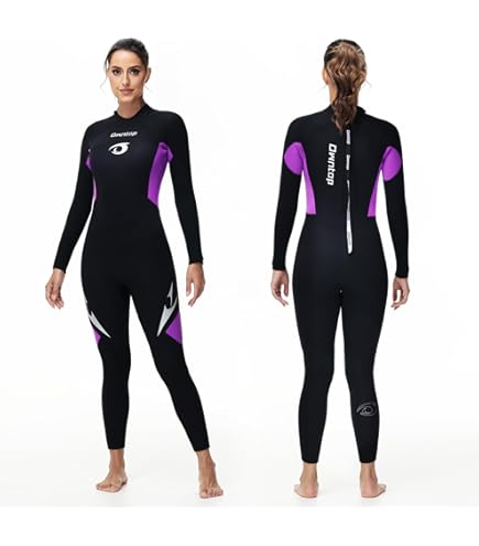 Amazon.com: Owntop 5mm Wetsuit for Women - Long Sleeve Full Diving